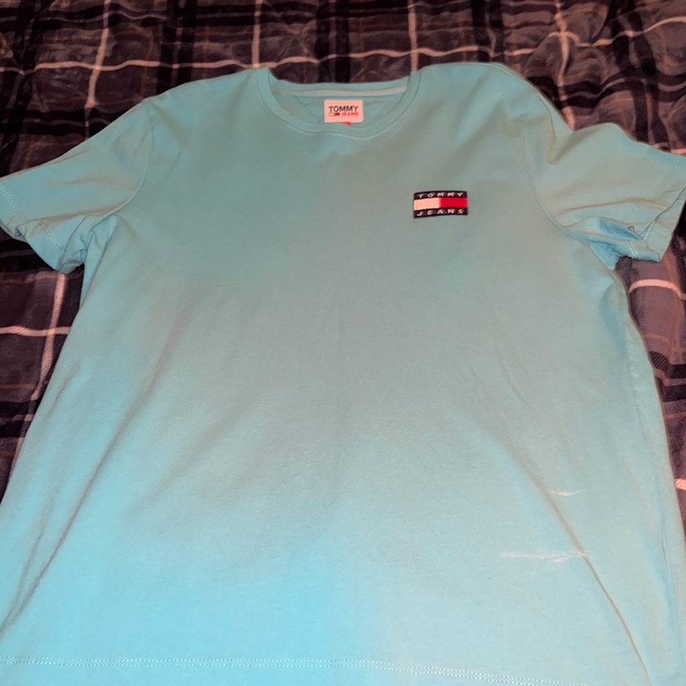 Mens XL blue tommy Hilfiger shirt